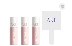 Набор помад Sweet Love, легко растушевывается, стойкая матовая, не оставляет следов, три предмета в подарочном наборе с зеркалом AKF