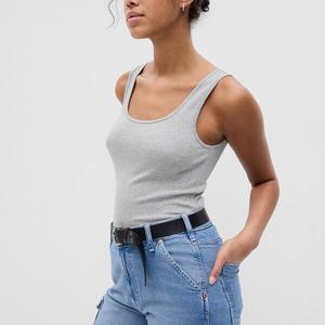 Майка из эластичного модала и хлопка Gap, серый