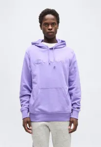 Худи icons в тон с большим логотипом. Champion, Purple