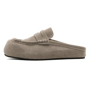 ZHENRAN Мужские тапочки с закрытым носком на резиновой подошве устойчивые к истиранию цвет хаки, цвет Khaki