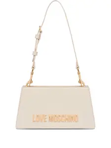 Сумка на плечо с логотипом Love Moschino, белый