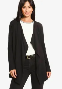 Кардиган прямого кроя с ниспадающими складками Lipsy, Black