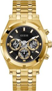 GUESS мужские спортивные многофункциональные часы 44 мм, Gold Tone/Gold Tone/Black