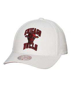 Мужская белая классическая кепка в стиле ретро Chicago Bulls Hardwood Snapback Mitchell & Ness, белый