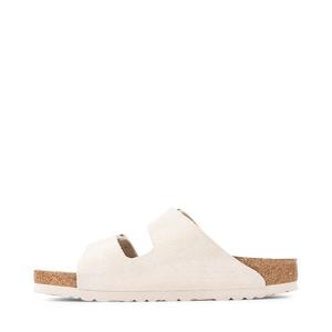 Сандалии Womens Birkenstock Arizona Soft Footbed Slide Sandal, цвет Antique White