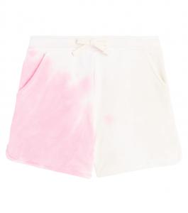 Шорты из хлопкового флиса с вышивкой Caroline Bonpoint, Powder Pink
