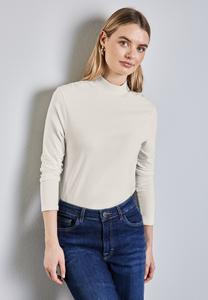 Рубашка с длинными рукавами MIT GERAFFTER SCHULTER Street One, бежевый