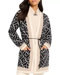 Куртка для верховой езды с поясом Nic+Zoe, мультиколор