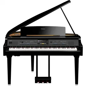 Цифровое концертное пианино Yamaha Clavinova CVP-909 с банкеткой, полированный эбен