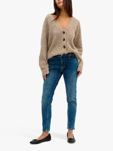 Кардиган из смесовой шерсти на пуговицах MY ESSENTIAL WARDROBE, дюна меланж
