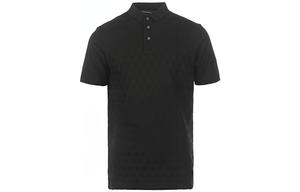 EMPORIO ARMANI Футболка поло мужская черная FW23