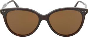 Солнцезащитные очки Bottega Veneta «кошачий глаз», блестящие, темно-гаванский цвет, темно-коричневый эспрессо, роскошные очки, изготовлены в Италии, оправа из ацетата, дизайнерская мода для повседневной роскоши