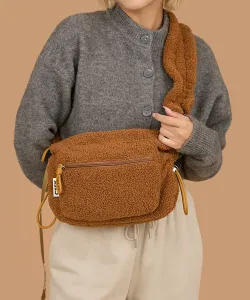 Control freak/ctfk сумка через плечо с перьями boa, цвет Camel