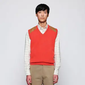 Мужской охотничий жилет из овечьей шерсти Mirto, оранжевый