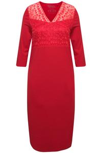 Ночная рубашка Ulla Popken, кроваво-красный