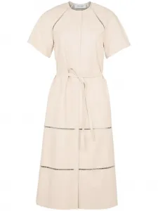 Платье с короткими рукавами YVES SALOMON, нейтральный