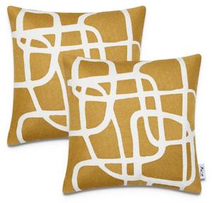 Наволочка Paco Home Cuscino 2 er Set, желтый