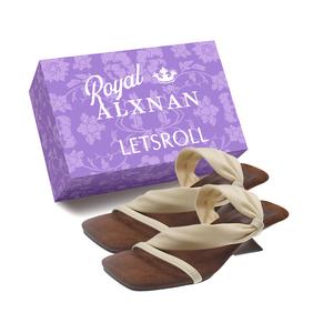 Alxnan Женские слайдеры Black/Burgundy/Apricot - Apricot Box, цвет Apricot Box