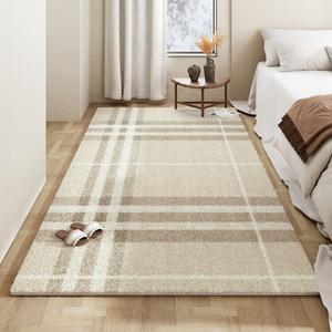 AOVOC Ковер 200х300 см для спальни/гостиной в стиле wabi-sabi, искусственная овчина, толстая версия Zhen-Bedside Rug-05