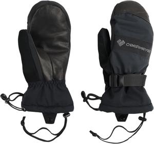 Мужские варежки-регуляторы Obermeyer, утепленные, водонепроницаемые, с технологией HydroBlock Pro для катания на лыжах и сноуборде, Black
