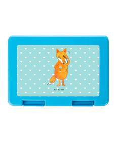 Mr. & Mrs. Panda Шкатулка для хранения Fox Lord без надписи, выполненная в бирюзовом пастельном цвете