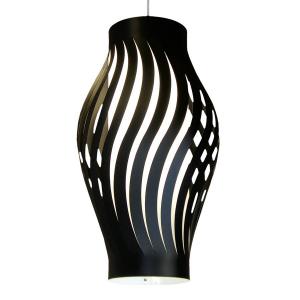 Подвесной светильник Linea Zero Helios II, полиакрил - 1-пламенный - черный