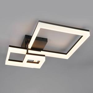 Светодиодный потолочный светильник Reality Leuchten Camino mit 3 Quadraten, акриловое стекло / железо - 1 лампа - черный