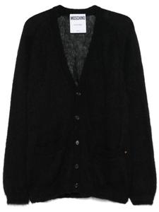 Кардиган Moschino с V-образным вырезом, черный