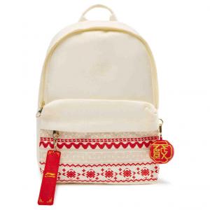 LINING Коллекционный рюкзак из полиуретана унисекс бежевый, Ecru