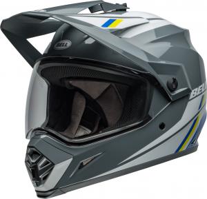 Мотокроссовый шлем Bell mx-9 adventure mips alpine, Grey/White