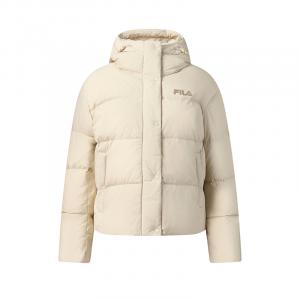 FILA Оригинальный пуховик женский пшеничный, Wheat Straw Beige