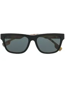 Солнцезащитные очки в клетку Vintage Check Burberry Eyewear, черный