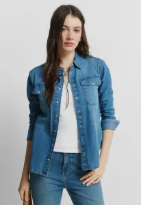 Блузка на пуговицах Springfield, Blue