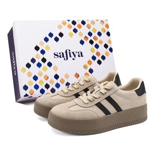 Низкие женские кроссовки для скейтбординга, песочного цвета SAFIYA, Sand