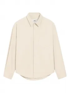 Рубашка с монограммой Ami de Coeur AMI Paris, нейтральный