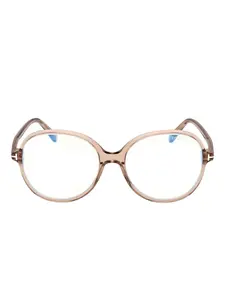 Очки в круглой оправе Tom Ford, нейтральный
