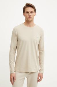 Лонгслив Boss, бежевый