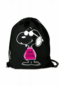 Несессер LOGOSHIRT "Peanuts - Snoopy Joe Cool Gym Bag", с лицензионным принтом, черно-белый