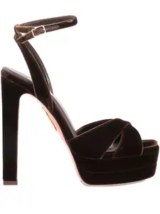 Босоножки Divine 130 Aquazzura, коричневый