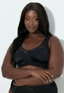 Бюстгальтер-Футболка panel comfort Ulla Popken, Black