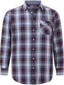 Клетчатая рубашка Jan Vanderstorm Comfort fit Button Up Shirt Kaitar, разноцветный