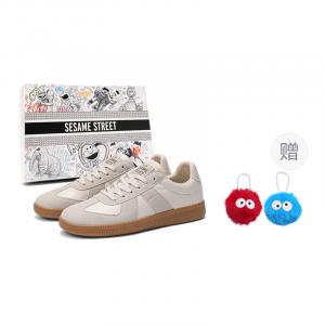 SESAME STREET Унисекс скейтерские кроссовки бежево-абрикосовые (в комплекте 1 случайный брелок), цвет Beige Apricot (Includes 1 Random Pendant)