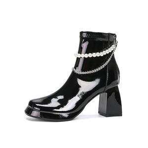 Zubumei Ботильоны женские 7 см, черные