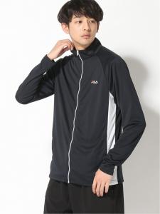 FILA/(M) Однотонная куртка с передней молнией и подставкой, защищающая от УФ-излучения