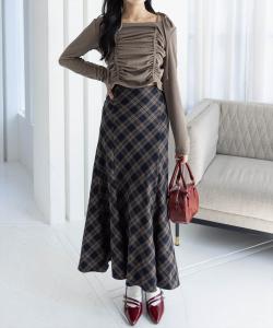 Топ с длинными рукавами и завязками