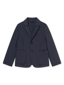 Emporio Armani однобортный блейзер, синий