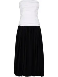 Платье миди Despina без бретелей Nicholas, белый