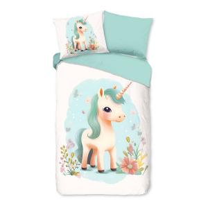 Фланелевое постельное белье Good morning 33047, 140 х 200/220 см + подушка 70 х 60 см