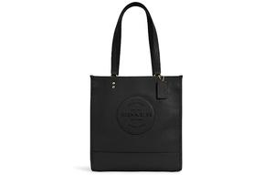 Сумка-шоппер Dempsey Leather, женская сумка через плечо, черная COACH