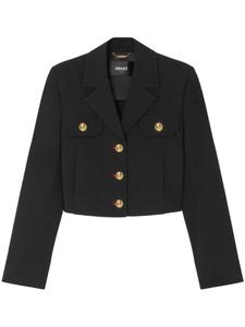 Versace укороченная куртка Uniform, черный